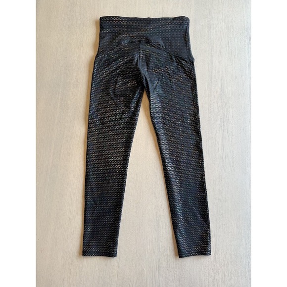 SPANX Rainbow‎ Metallic Dot Leggings Size Medium - Picture 3 of 11